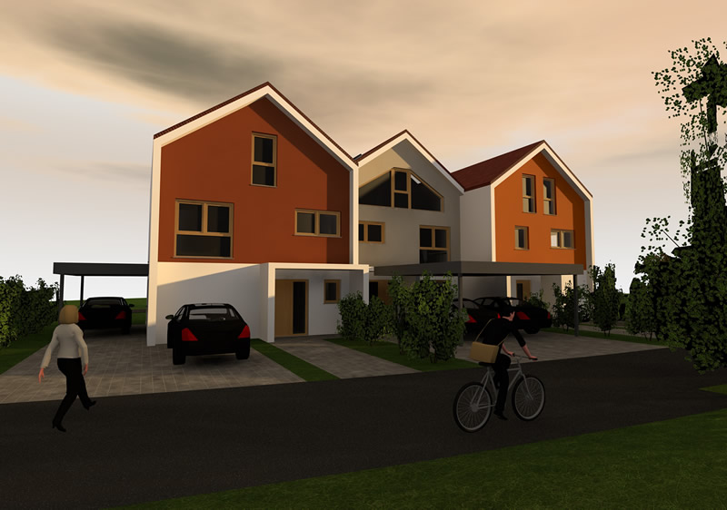 Reihenhäuser Hohe Wiese  in Abenberg